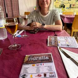 Just another routine dinner in Carrion de Los Condes