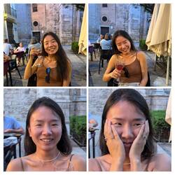The evolution of Sangria Vela (giggly)