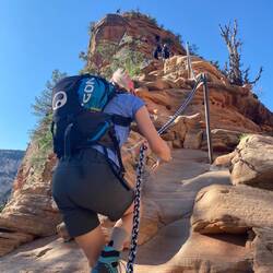 Es geht doch ganz zügig hoch