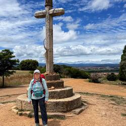 Just before the descent into Astorga.