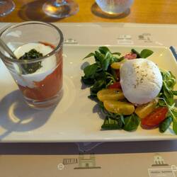 Entree - Caprese (so delicious)!