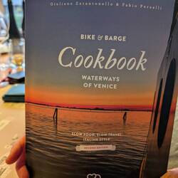 Girolibero presented us with a copy of their cookbook!