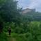 Walking up to the Monastery where they make beer