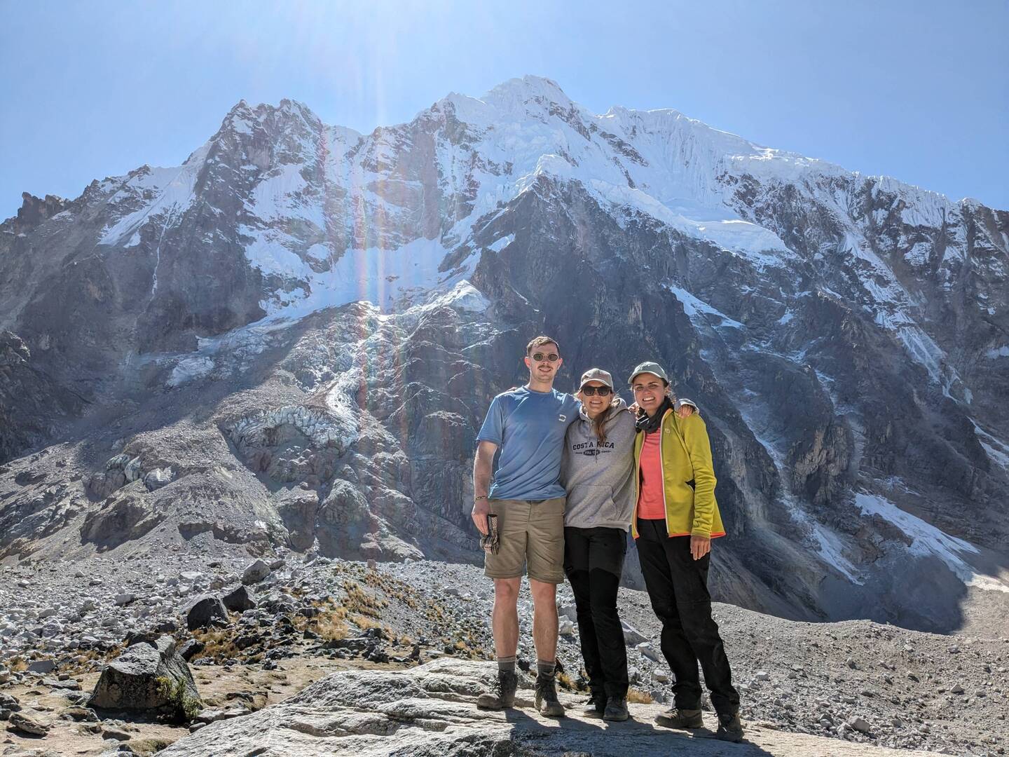 Wandercrew vor dem Salkantay