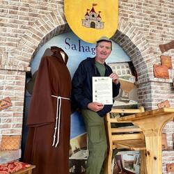 John gets his 1/2 way certificate!