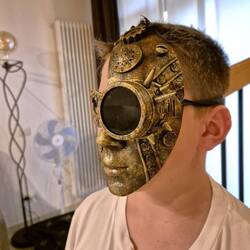 Side view of my mask