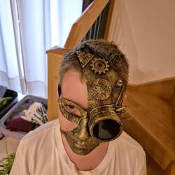 Top view of my mask
