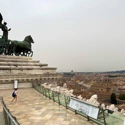 Looking towards the Vatican