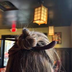 Anina's wooden Hairpin