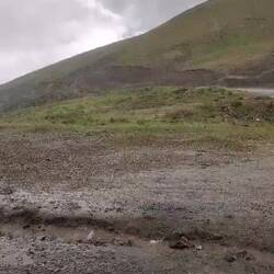 Caught in a thunderstorm.