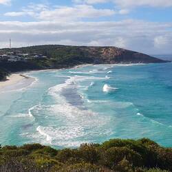 Start of the Great Ocean Drive... 40 km scenic drive...