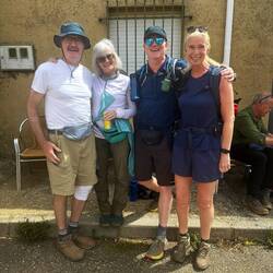Our walking buddies for 1/2 a day Jim and Annie from London
