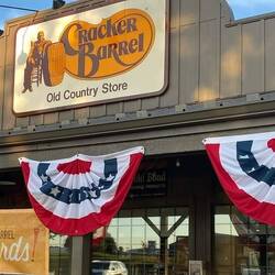A late dinner at Cracker Barrel in Bowling Green