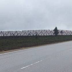 Gegen Schneeverwehungen