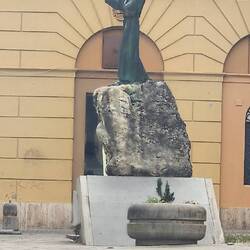 Saint Francis statue at Rieti