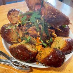 Dungeness crab with milk bread