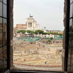 Victor Emmanuel Memorial from Trajans Market