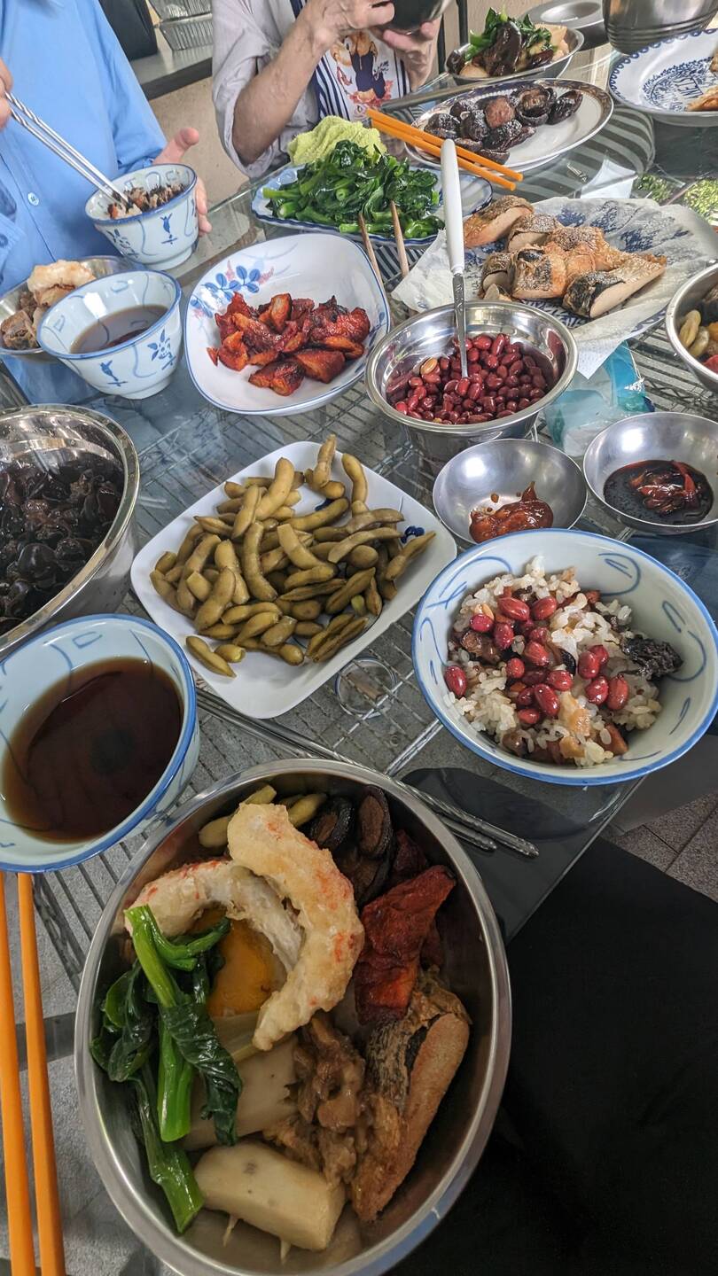 Amazing spread of vegan food