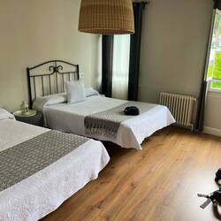 Our room at Pension Francisco in Vega de Valcarse