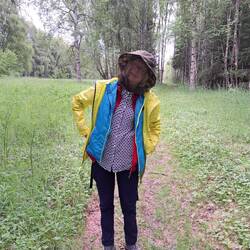 Erste Wanderung in Schweden.