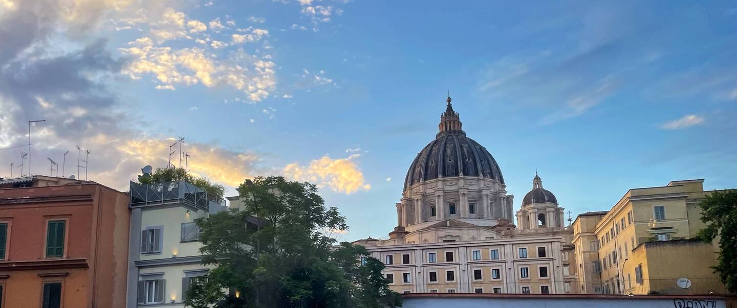St Peter's Basilica - from the bus