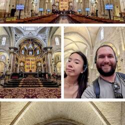 Inside Valencia Cathedral