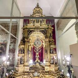 Giant gold processional piece