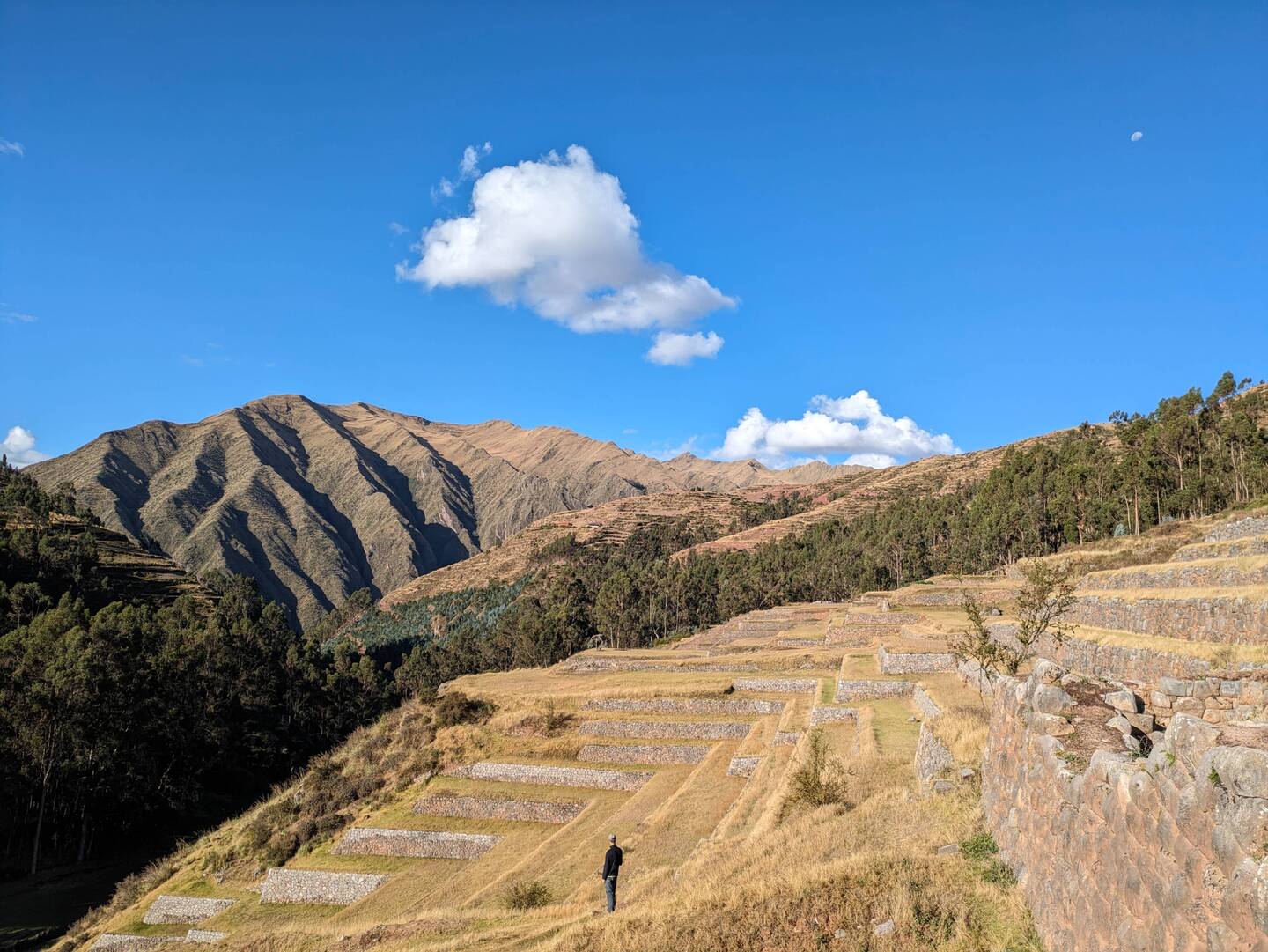 The huge terraces at Chinchero