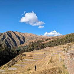 The huge terraces at Chinchero