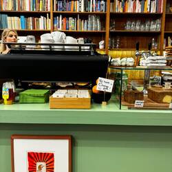 The coziest bookshop we stumbled upon and the highlight of my day