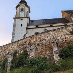 They used wall anchor plates to keep the wall from bowing