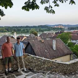 Danube River in background