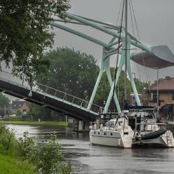 moderne Zugbrücke