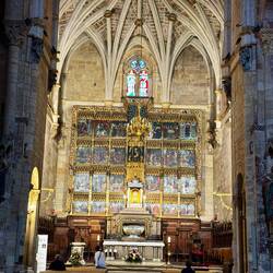 Inside the St Isidoro Basilica