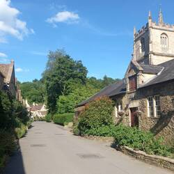 Castle combe village