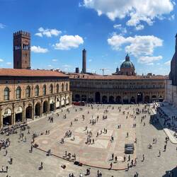 Piazza Maggiore in Bologna