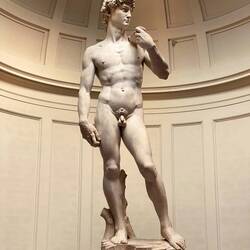 Michaelangelo's David in Florence