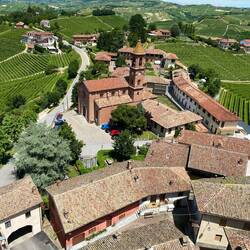 Serralunga in the Langhe Region. The whole region is a World Heritage area