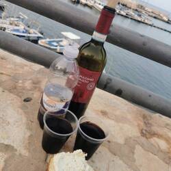 Abendessen am Hafen 😌