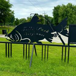 Falls Park on other side of Otter Creek