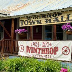 Stopped in Winthrop, WA for lunch and supplies