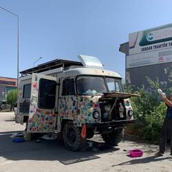 Los geht's. Streetwork in Van🤠