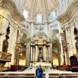 Known as "The Cathedral of The Americas" because it was built with $ from trade between Spain & US.
