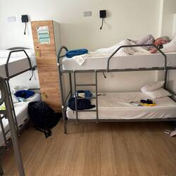 Life in Albergue bunk beds