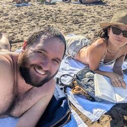 Couple of beach bums