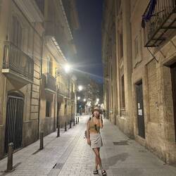 Walking off our dinner