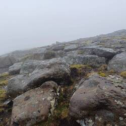 Hier geht es nicht runter