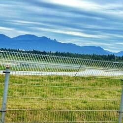 a little snow can be seen on the mountain