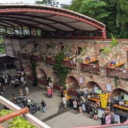 Concert venue up at castle