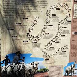 Auch Schafzucht wurde hier um 1900 versucht. Übrig noch ein Teil des sheep dip